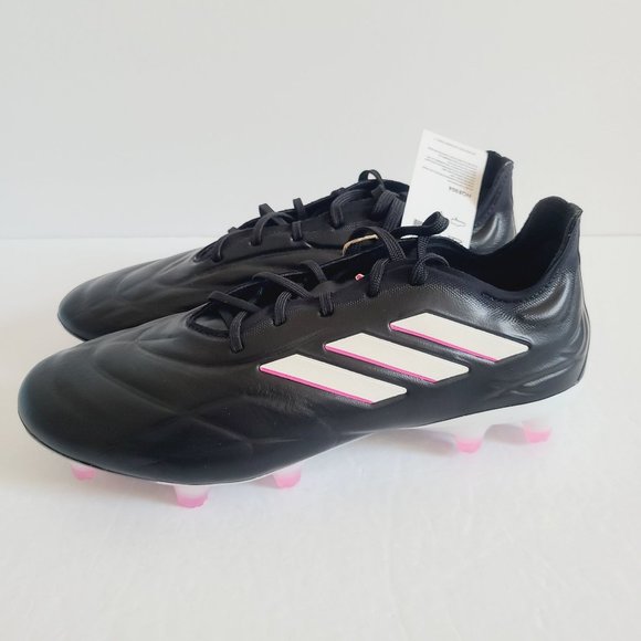 NEW Adidas Copa Pure.1 FG Soccer Cleats HQ8904 Size 6.5 Black Pink - Picture 1 of 9